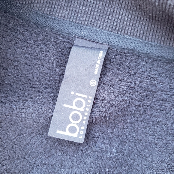 BOBI Cozy French Terry Long Sleeve Cardigan - Picture 6 of 7